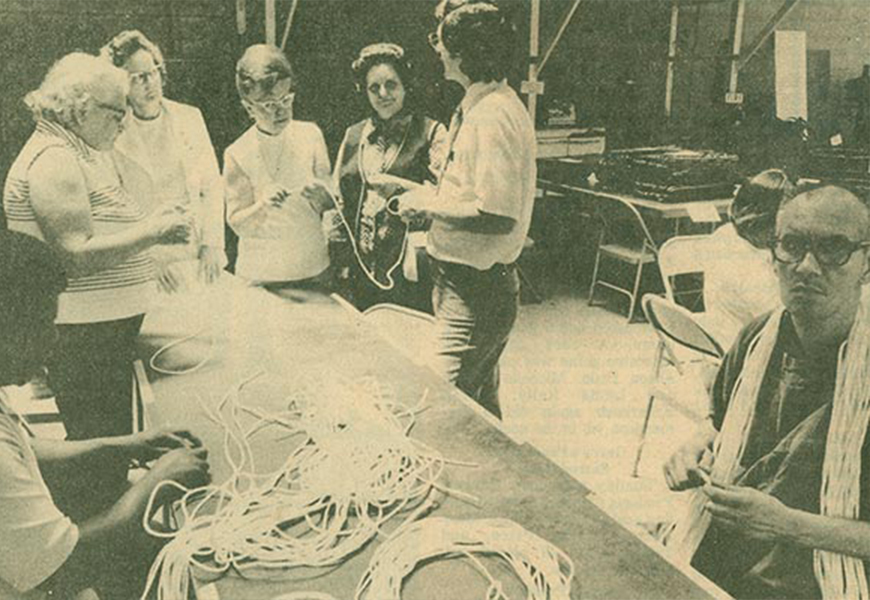 Providing production services in the 1960s.