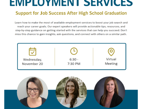 Upcoming Webinar: Transitioning to Employment for Students with Disabilities