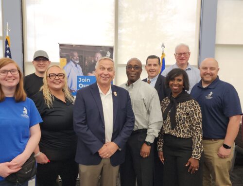 Congressman Mike Bost Visits Challenge Unlimited Employees at Scott Air Force Base